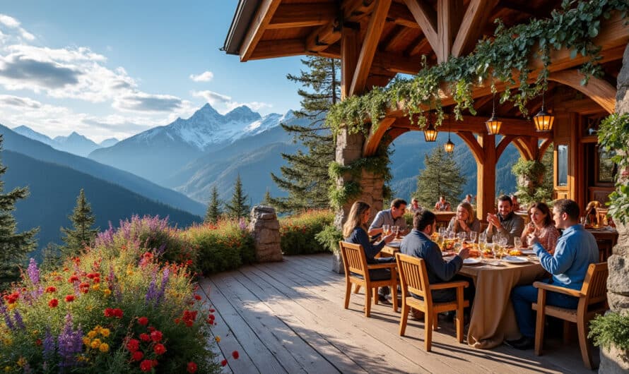Les meilleures terrasses de montagne pour déjeuner avec vue